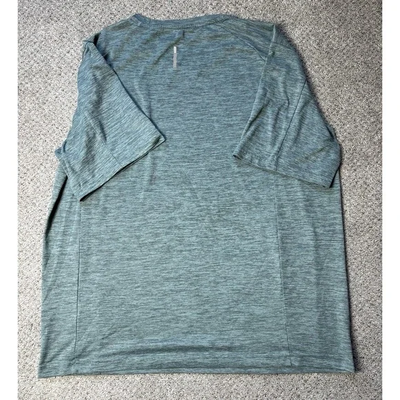 REI Co Op Shirt Mens Large Green Performance Stretch Outdoor Hiking Short Sleeve - Picture 4 of 7